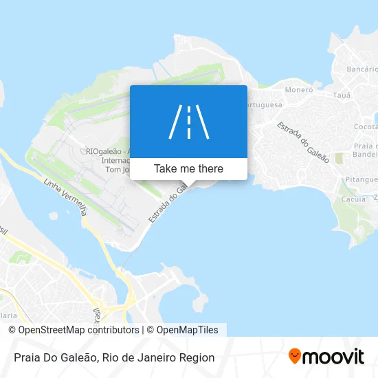 Praia Do Galeão map