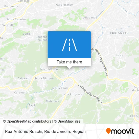 Rua Antônio Ruschi map