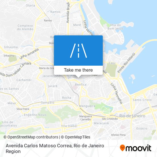 Mapa Avenida Carlos Matoso Correa