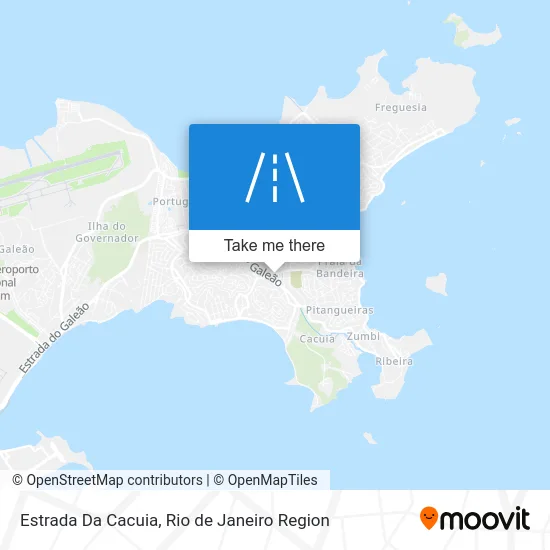 Estrada Da Cacuia map