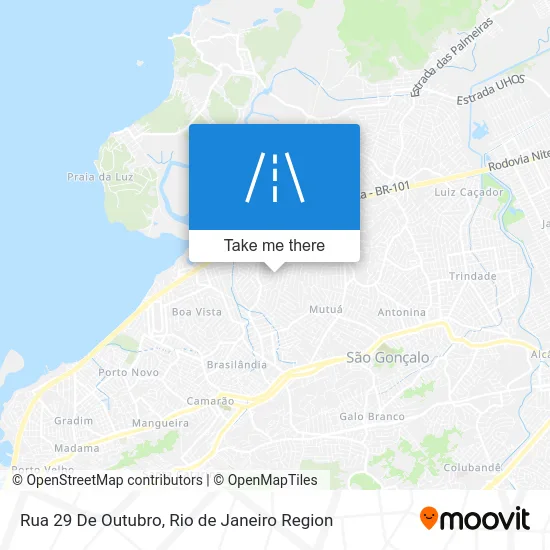 Rua 29 De Outubro map