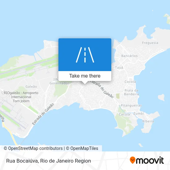 Rua Bocaiúva map