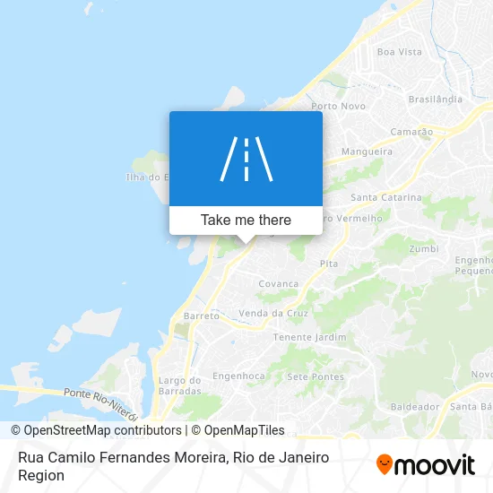 Rua Camilo Fernandes Moreira map
