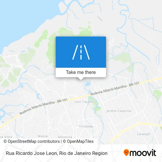 Rua Ricardo Jose Leon map