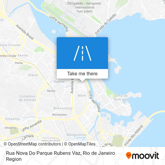 Rua Nova Do Parque Rubens Vaz map