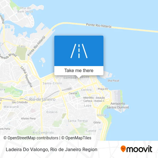 Ladeira Do Valongo map