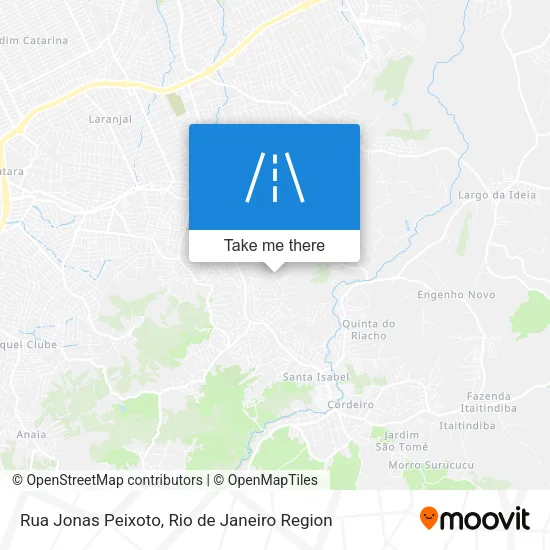 Rua Jonas Peixoto map