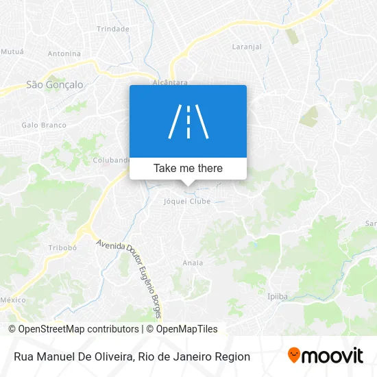Rua Manuel De Oliveira map