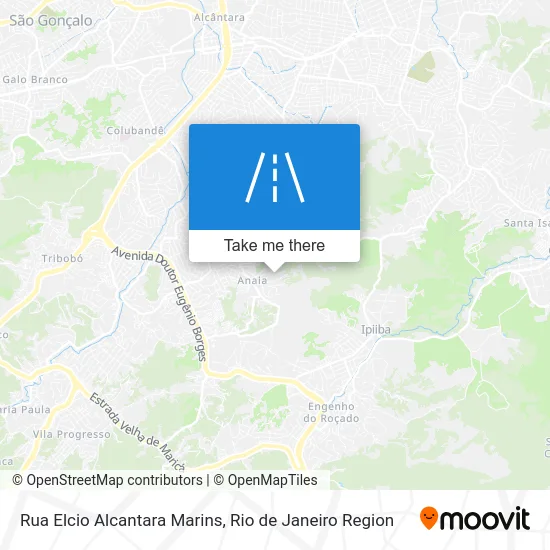 Rua Elcio Alcantara Marins map