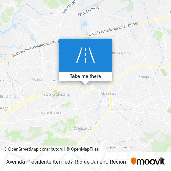 Avenida Presidente Kennedy map