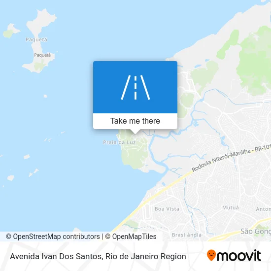 Avenida Ivan Dos Santos map