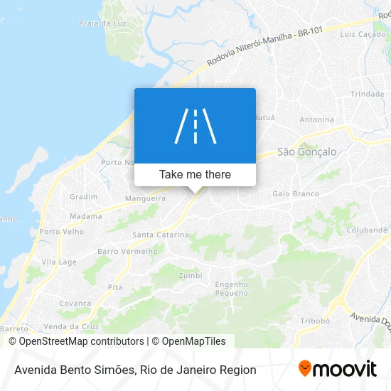 Avenida Bento Simões map