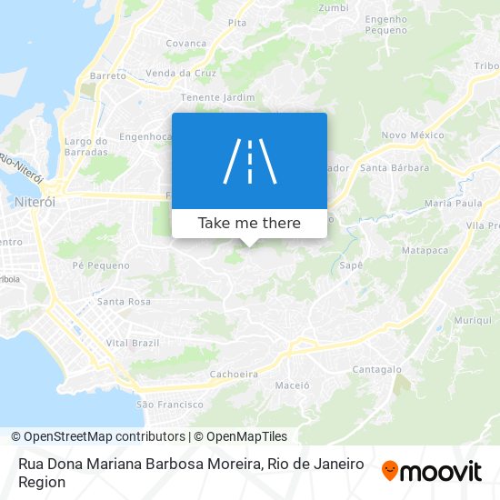Mapa Rua Dona Mariana Barbosa Moreira
