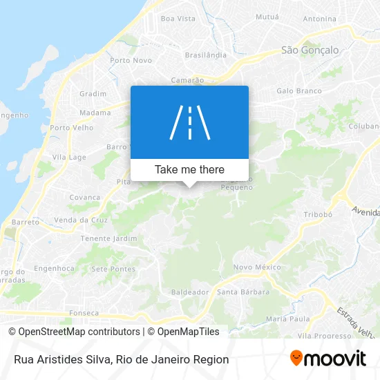 Rua Aristides Silva map
