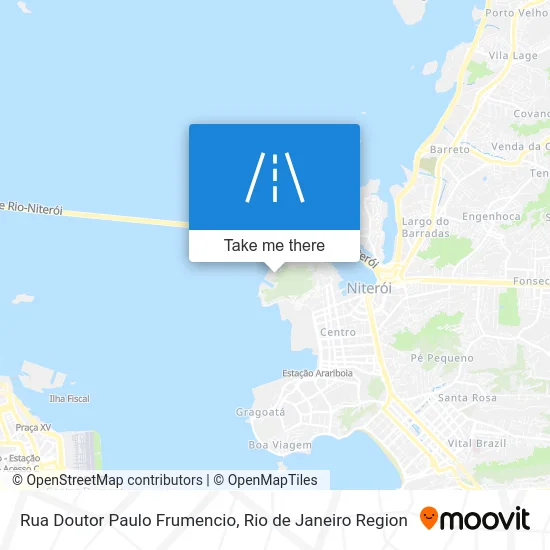Rua Doutor Paulo Frumencio map