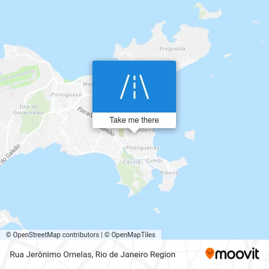 Rua Jerônimo Ornelas map
