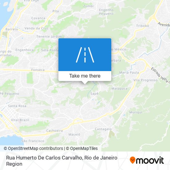 Rua Humerto De Carlos Carvalho map