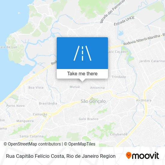 Rua Capitão Felício Costa map