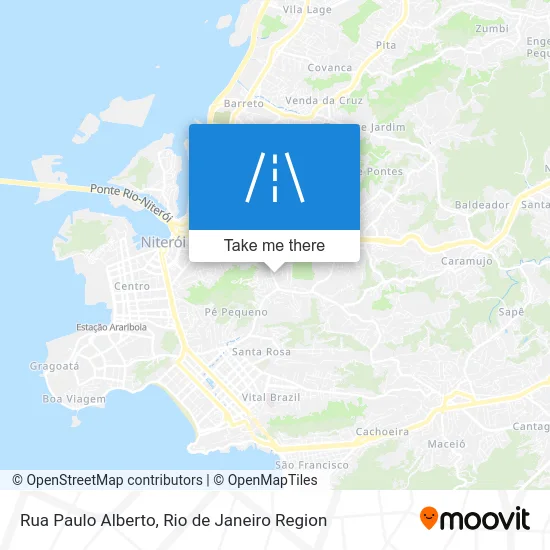 Rua Paulo Alberto map