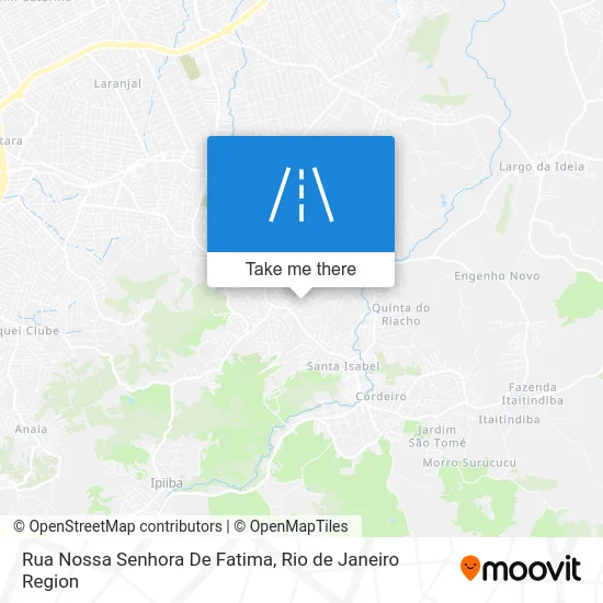 Rua Nossa Senhora De Fatima map