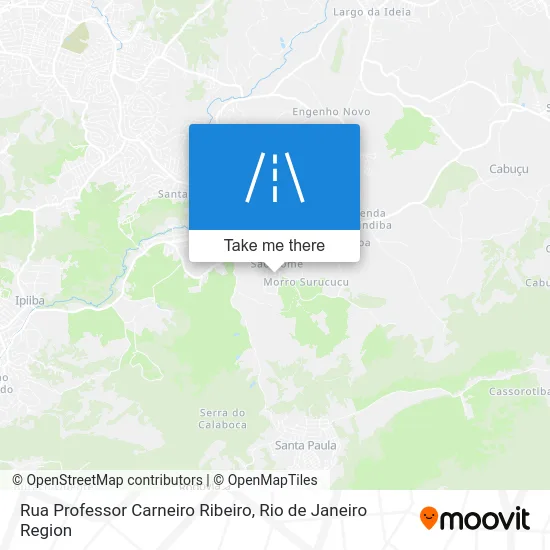Rua Professor Carneiro Ribeiro map