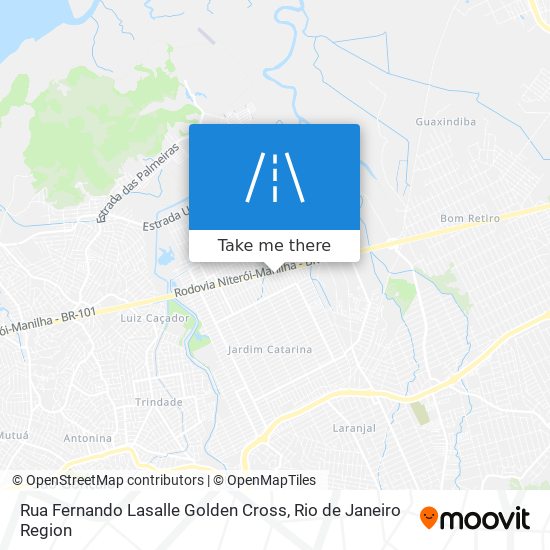 Rua Fernando Lasalle Golden Cross map