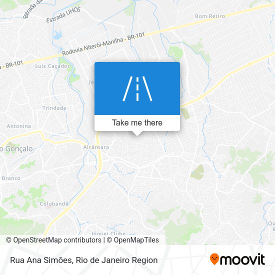 Rua Ana Simões map