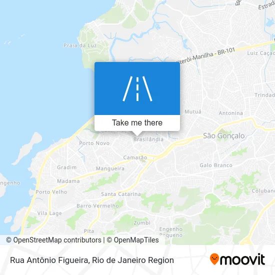 Rua Antônio Figueira map