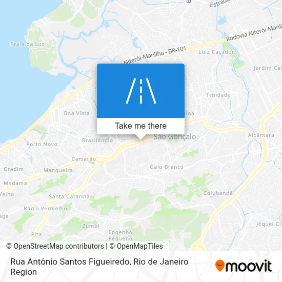 Rua Antônio Santos Figueiredo map