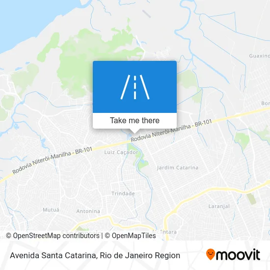 Avenida Santa Catarina map