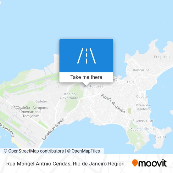 Rua Mangel Antnio Cendas map