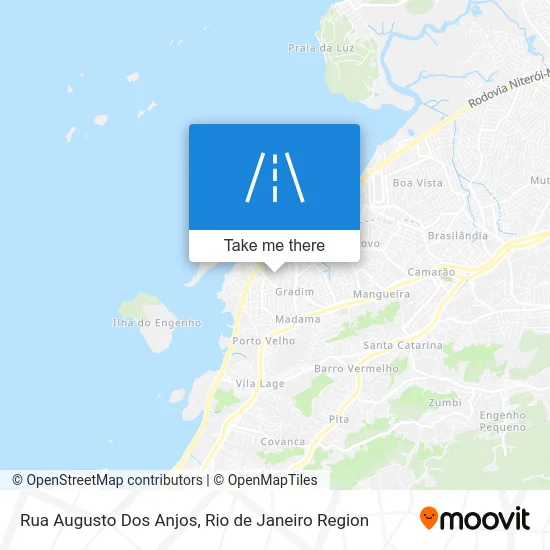 Rua Augusto Dos Anjos map