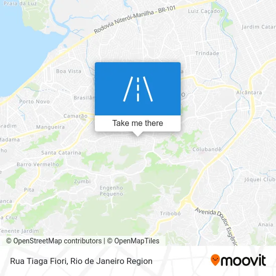 Rua Tiaga Fiori map