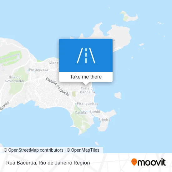 Rua Bacurua map