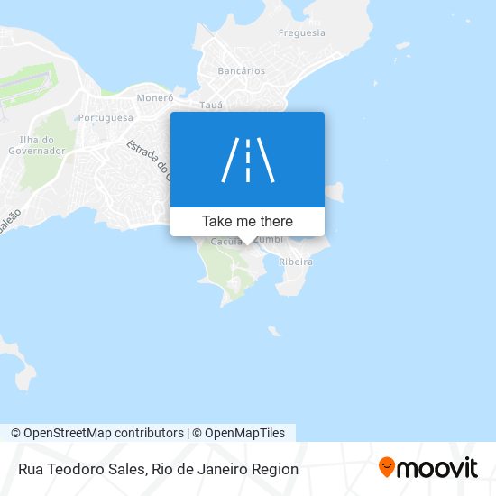 Rua Teodoro Sales map