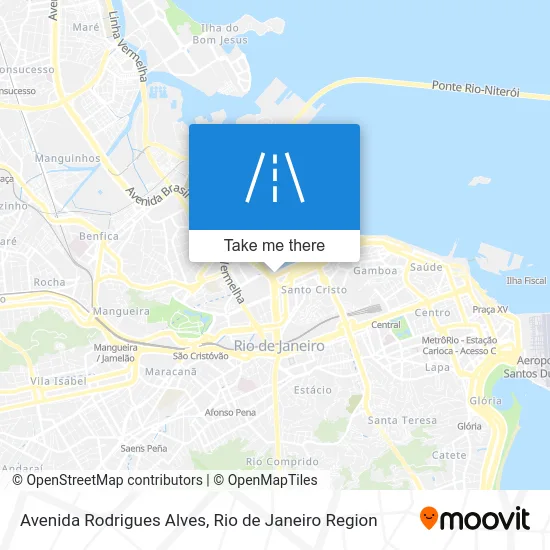 Avenida Rodrigues Alves map