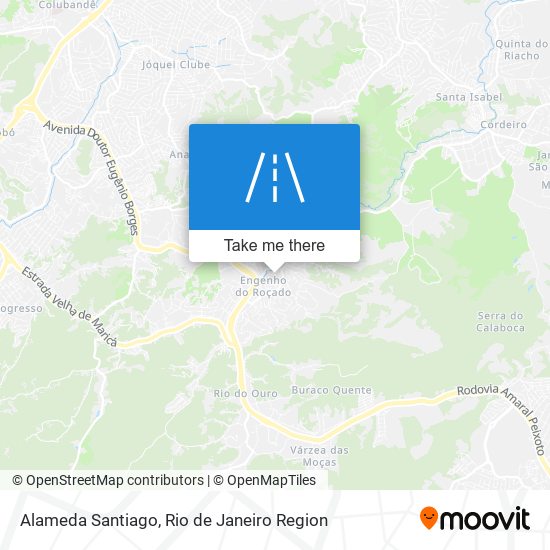 Mapa Alameda Santiago