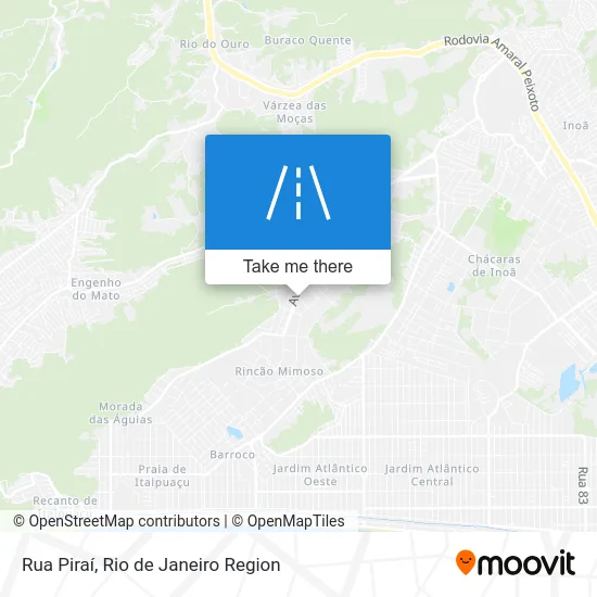 Rua Piraí map