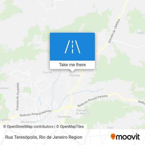 Rua Teresópolis map