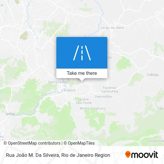 Rua João M. Da Silveira map