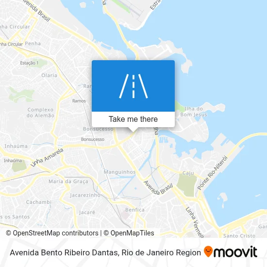 Avenida Bento Ribeiro Dantas map