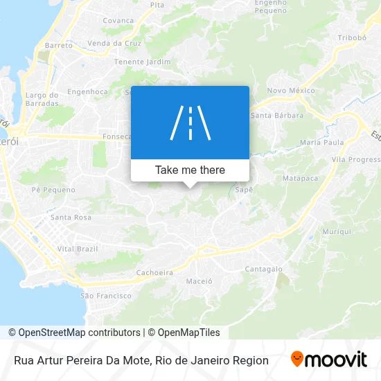 Rua Artur Pereira Da Mote map