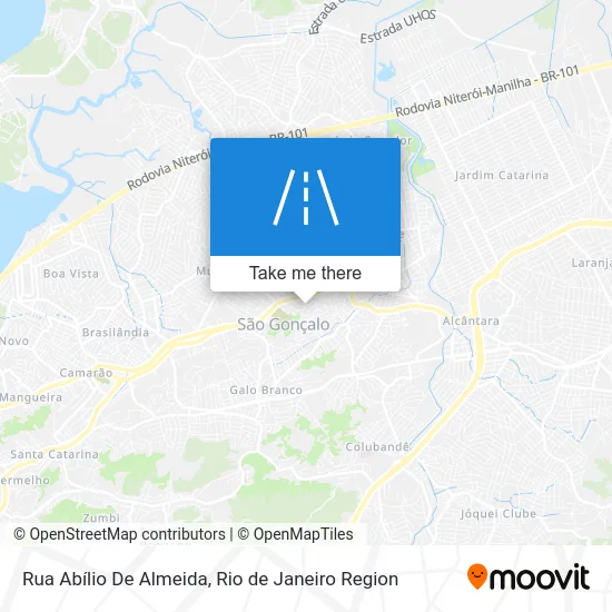 Rua Abílio De Almeida map