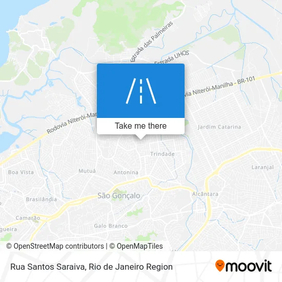 Rua Santos Saraiva map