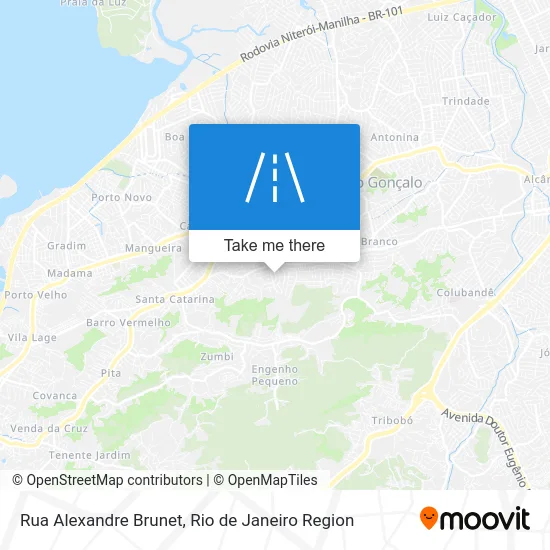 Rua Alexandre Brunet map