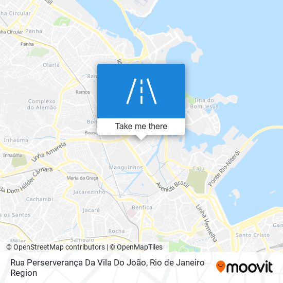 Rua Perserverança Da Vila Do João map