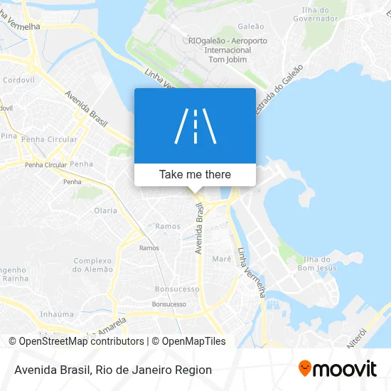Avenida Brasil map