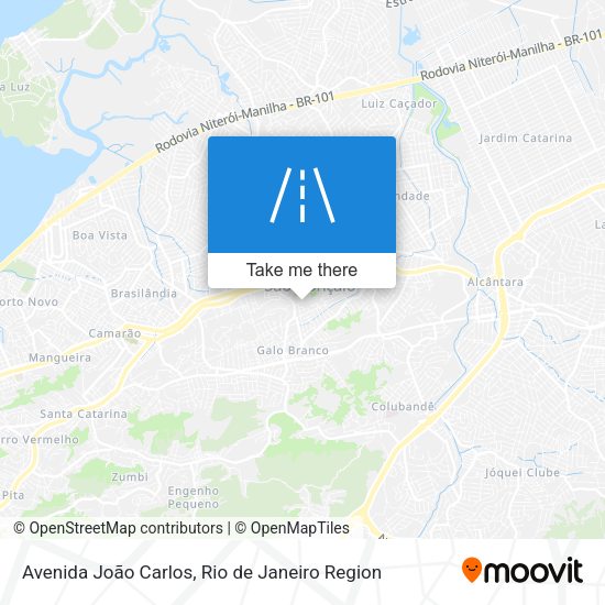 Avenida João Carlos map