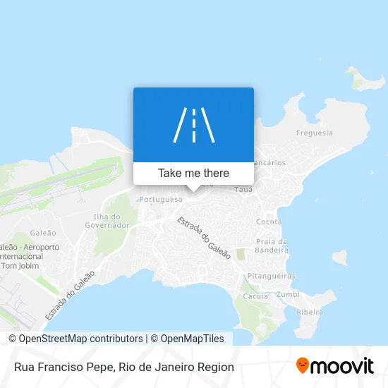 Rua Franciso Pepe map