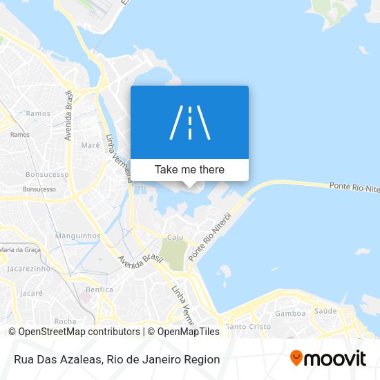 Rua Das Azaleas map